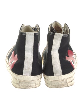 Comme des Garçons Play x Converse Canvas Printed Sneakers