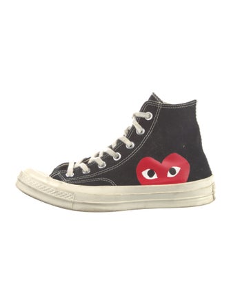 Comme des Garçons Play x Converse Canvas Graphic Print Sneakers