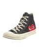 Comme des Garçons Play x Converse Canvas Graphic Print Sneakers