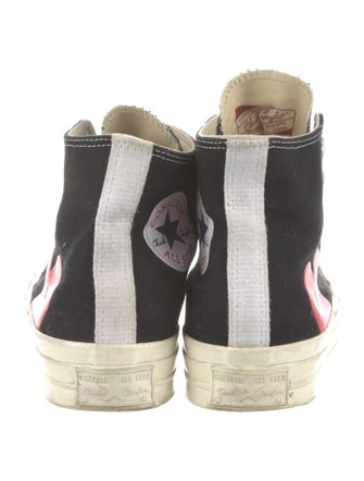 Comme des Garçons Play x Converse Canvas Graphic Print Sneakers
