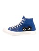 Comme des Garçons Play x Converse Canvas Graphic Print Sneakers