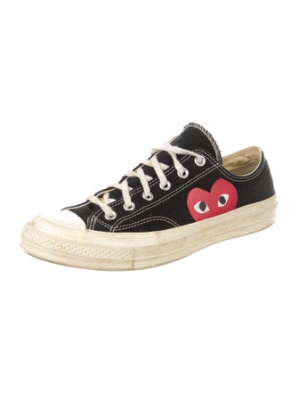 Comme des Garçons Play x Converse Canvas Graphic Print Sneakers