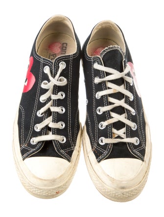 Comme des Garçons Play x Converse Canvas Graphic Print Sneakers