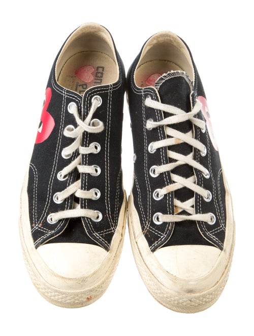 Comme des Garçons Play x Converse Canvas Graphic Print Sneakers