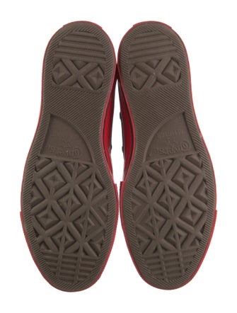 Comme des Garçons Play x Converse Canvas Colorblock Pattern Sneakers