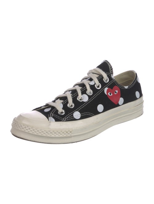 Comme des Garçons Play x Converse Canvas Polka Dot Print Sneakers