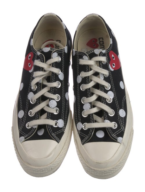 Comme des Garçons Play x Converse Canvas Polka Dot Print Sneakers