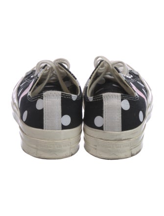 Comme des Garçons Play x Converse Canvas Polka Dot Print Sneakers