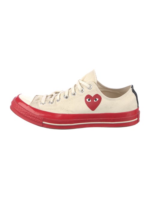Comme des Garçons Play x Converse Canvas Printed Sneakers