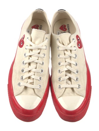 Comme des Garçons Play x Converse Canvas Printed Sneakers