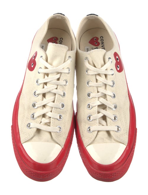 Comme des Garçons Play x Converse Canvas Printed Sneakers