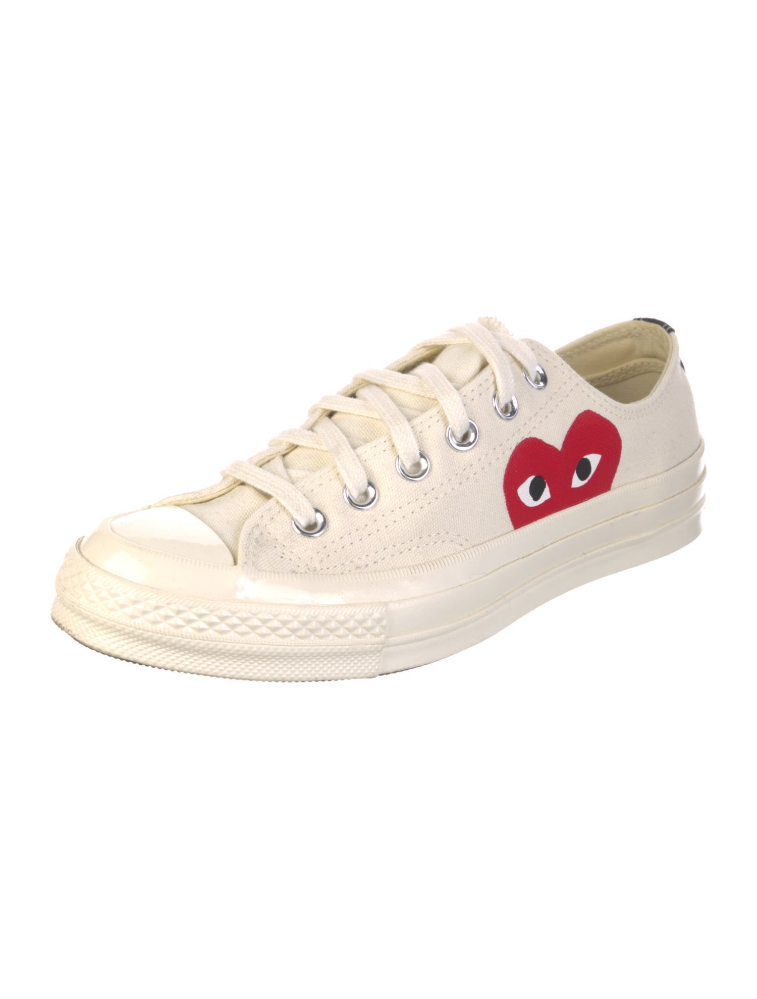 Comme des Garçons Play x Converse Canvas Printed Sneakers