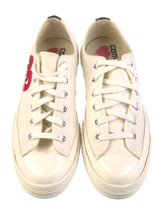 Comme des Garçons Play x Converse Canvas Printed Sneakers