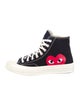 Comme des Garçons Play x Converse Canvas Printed Sneakers