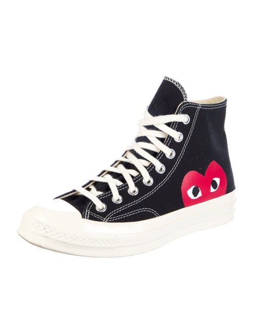Comme des Garçons Play x Converse Canvas Printed Sneakers