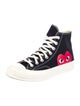 Comme des Garçons Play x Converse Canvas Printed Sneakers