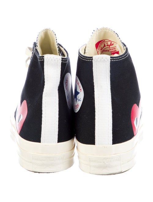 Comme des Garçons Play x Converse Canvas Printed Sneakers