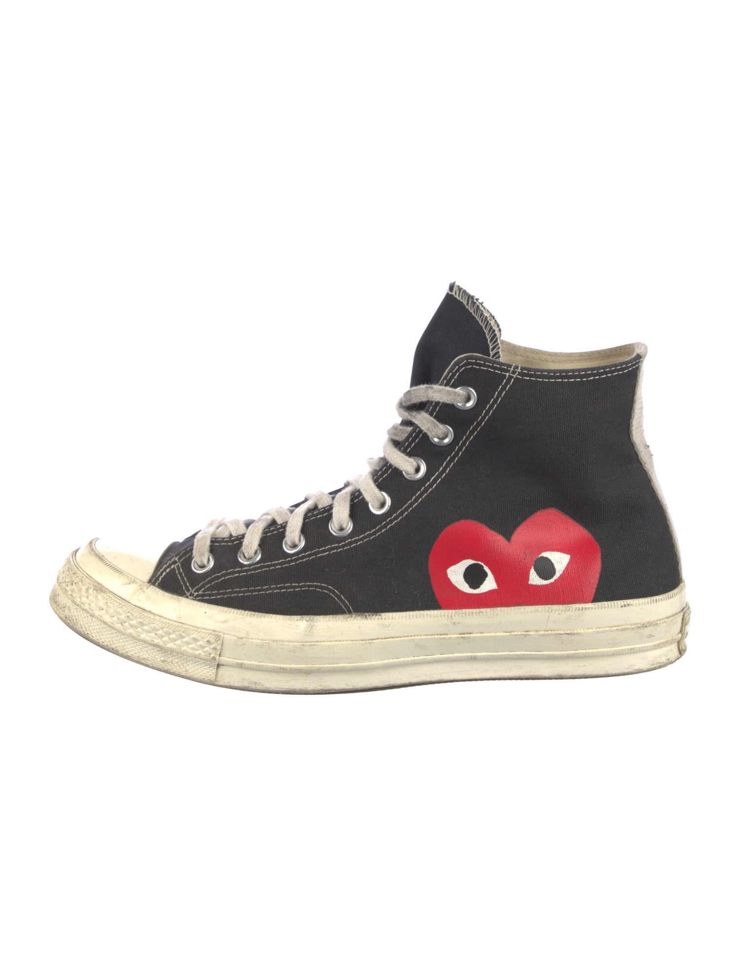 Comme des Garçons Play x Converse Canvas Printed Sneakers