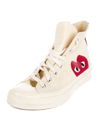 Comme des Garçons Play x Converse Canvas Printed Sneakers