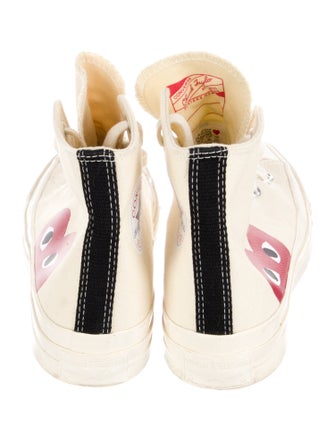 Comme des Garçons Play x Converse Canvas Printed Sneakers