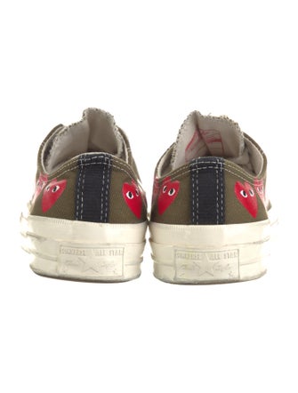 Comme des Garçons Play x Converse Canvas Printed Sneakers
