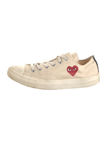 Comme des Garçons Play x Converse Sneakers Canvas Graphic Print 6