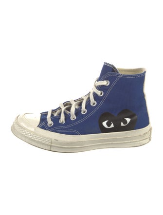 Comme des Garçons Play x Converse Canvas Graphic Print Sneakers