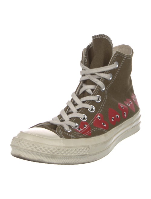 Comme des Garçons Play x Converse Canvas Graphic Print Sneakers