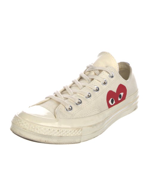 Comme des Garçons Play x Converse Canvas Colorblock Pattern Sneakers