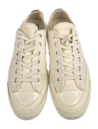 Comme des Garçons Play x Converse Canvas Colorblock Pattern Sneakers