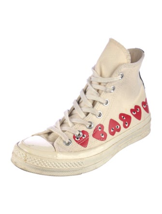 Comme des Garçons Play x Converse Canvas Graphic Print Sneakers