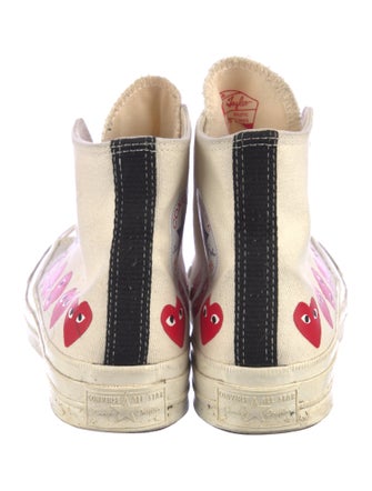 Comme des Garçons Play x Converse Canvas Graphic Print Sneakers