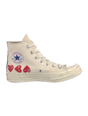 Comme des Garçons Play x Converse Canvas Graphic Print Sneakers