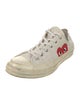 Comme des Garçons Play x Converse Canvas Printed Sneakers