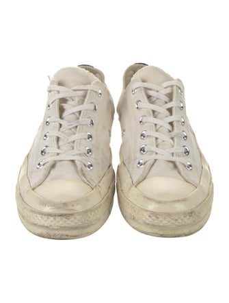 Comme des Garçons Play x Converse Canvas Printed Sneakers