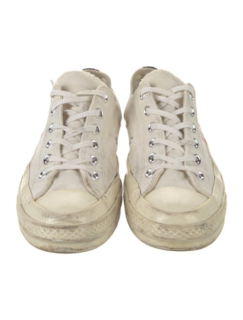 Comme des Garçons Play x Converse Canvas Printed Sneakers