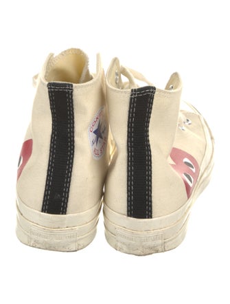 Comme des Garçons Play x Converse Canvas Graphic Print Sneakers
