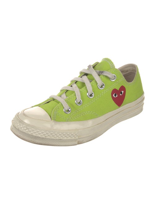 Comme des Garçons Play x Converse Canvas Colorblock Pattern Sneakers