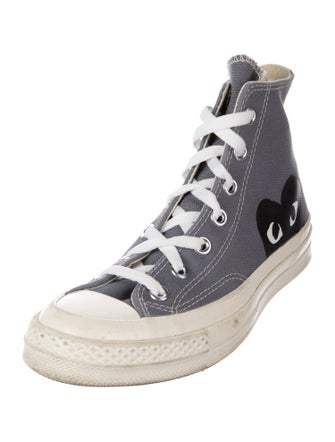Comme des Garçons Play x Converse Canvas Graphic Print Sneakers