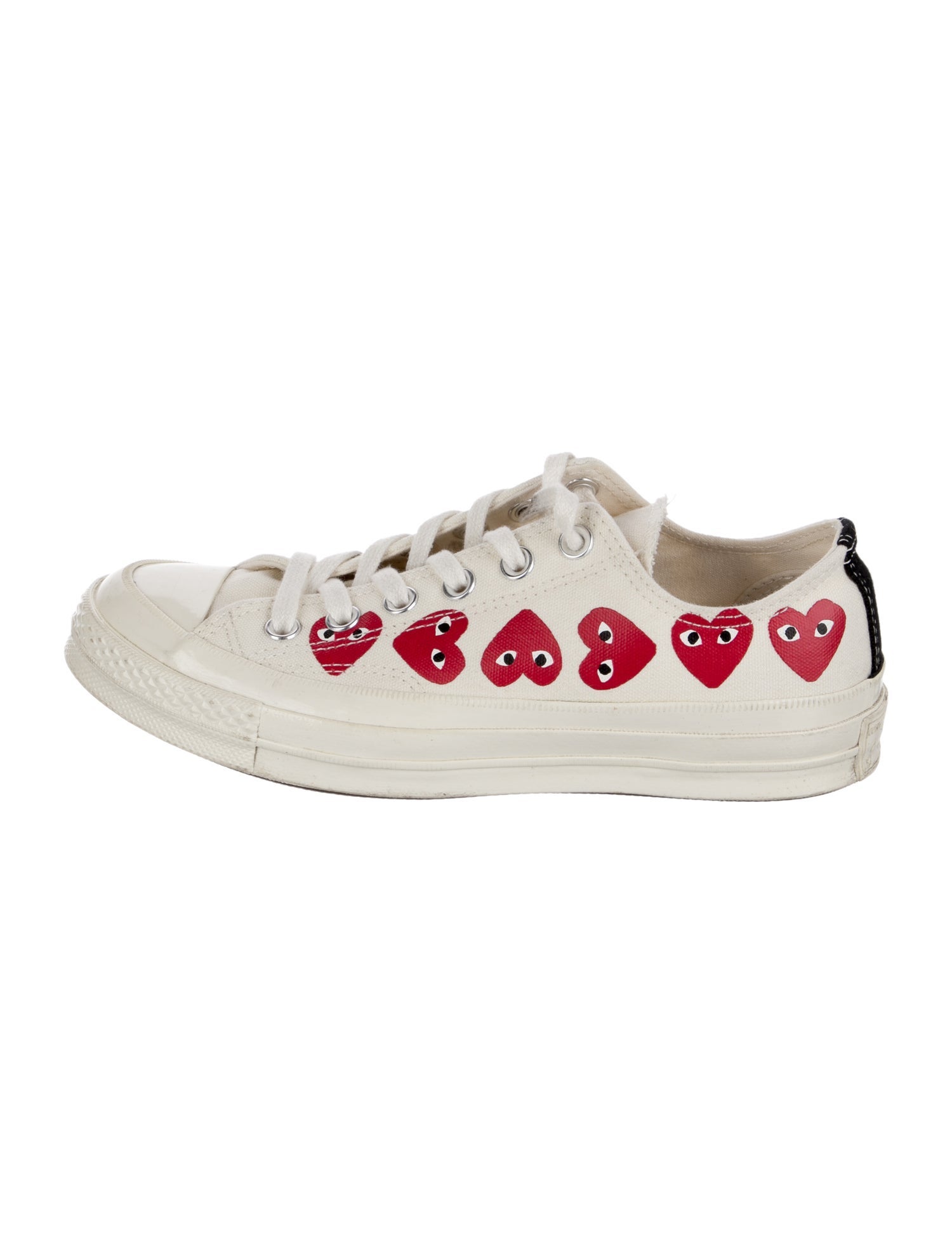Comme des Garçons Play x Converse Canvas Graphic Print Sneakers