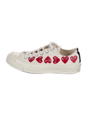Comme des Garçons Play x Converse Canvas Graphic Print Sneakers