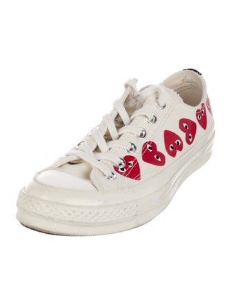 Comme des Garçons Play x Converse Canvas Graphic Print Sneakers