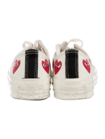 Comme des Garçons Play x Converse Canvas Graphic Print Sneakers