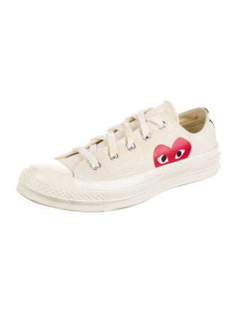 Comme des Garçons Play x Converse Canvas Graphic Print Sneakers