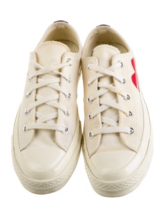 Comme des Garçons Play x Converse Canvas Graphic Print Sneakers