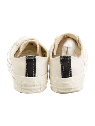 Comme des Garçons Play x Converse Canvas Graphic Print Sneakers