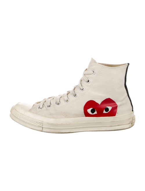 Comme des Garçons Play x Converse Canvas Printed Sneakers