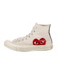Comme des Garçons Play x Converse Canvas Printed Sneakers