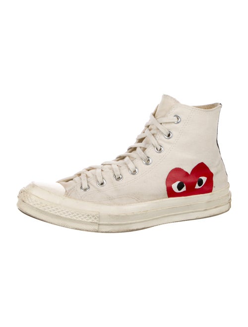 Comme des Garçons Play x Converse Canvas Printed Sneakers