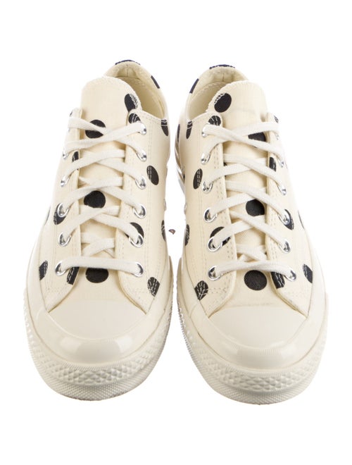 Comme des Garçons Play x Converse Canvas Polka Dot Print Sneakers